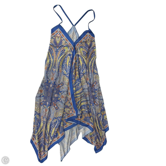 Dress Casual Midi By Zara In Blue, Size: S