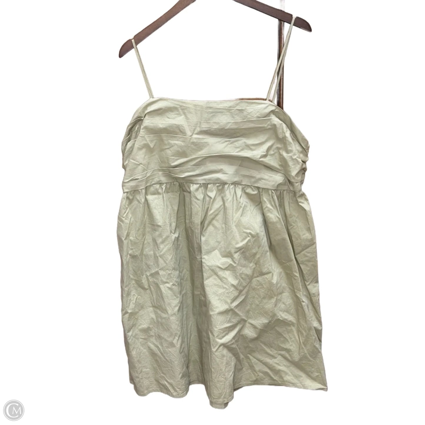 Dress Casual Midi By Express In Tan, Size: Xl