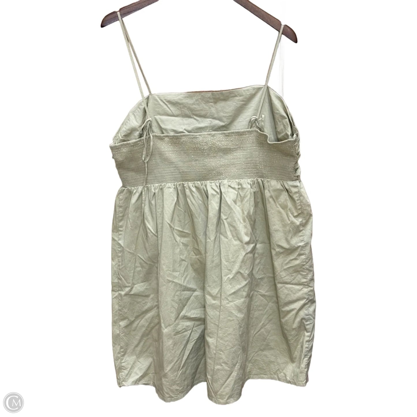 Dress Casual Midi By Express In Tan, Size: Xl