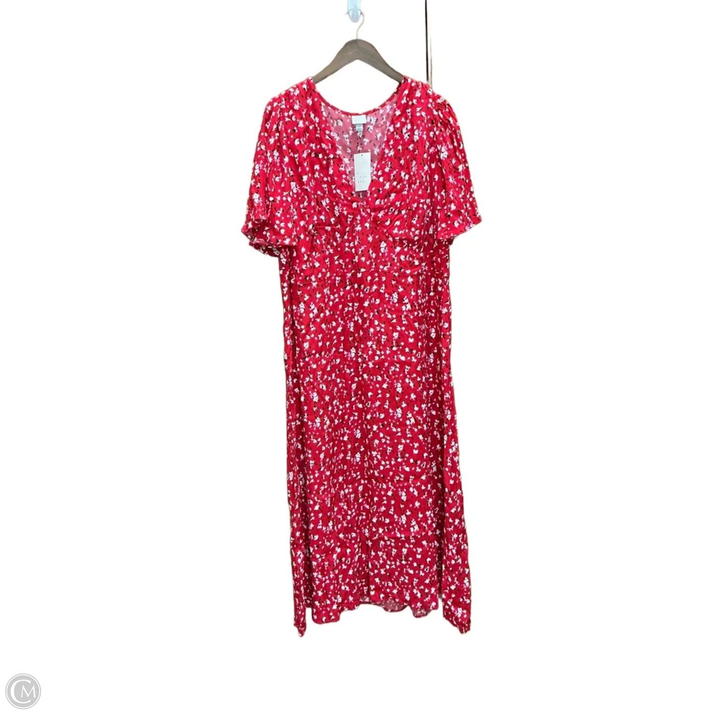 Dress Casual Maxi By A New Day In Red, Size: 2x