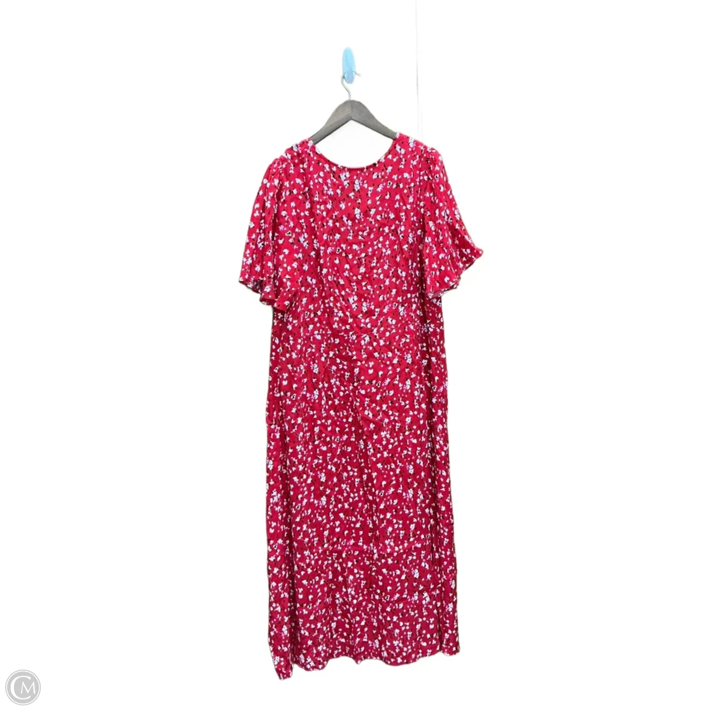 Dress Casual Maxi By A New Day In Red, Size: 2x